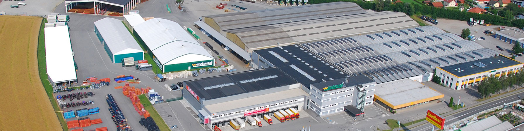 Weyland Zentrale in St. Florian am Inn - Zentrum für maßgeschneiderte Lösungen im Bereich Holz und Stahl